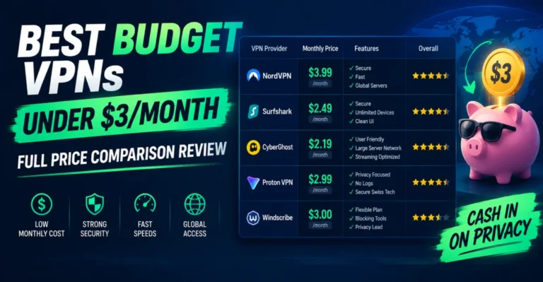 Best Budget VPNs Under $3/Month: Full Price Comparison Review