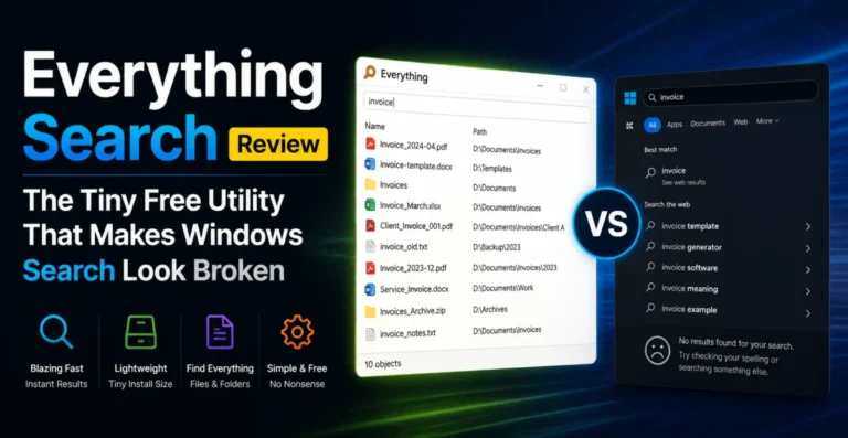 Everything Search Review: The Tiny Free Utility That Makes Windows Search Look Broken