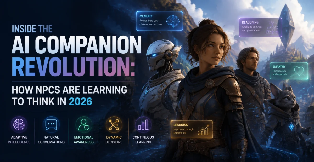 Inside the AI Companion Revolution: How NPCs Are Learning to Think in 2026