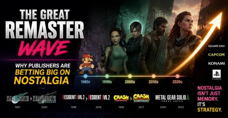 The Great Remaster Wave: Why Publishers Are Betting Big on Nostalgia