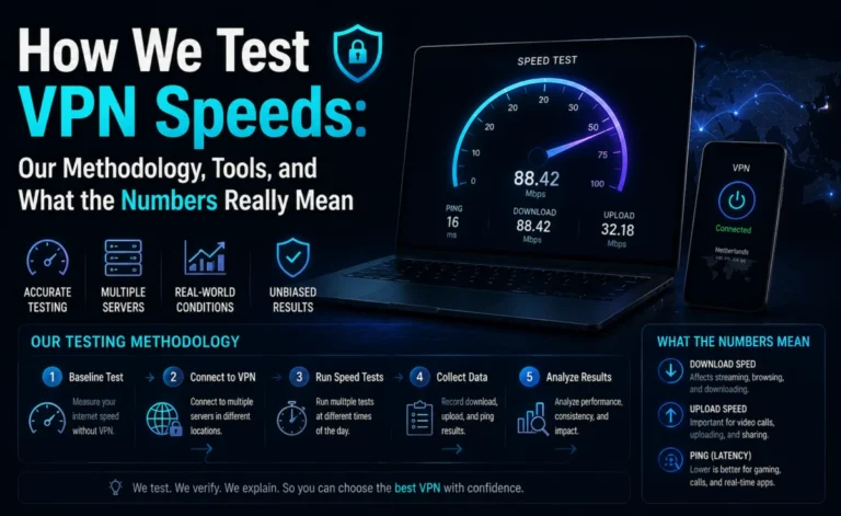 How We Test VPN Speeds: Our Methodology, Tools, and What the Numbers Really Mean